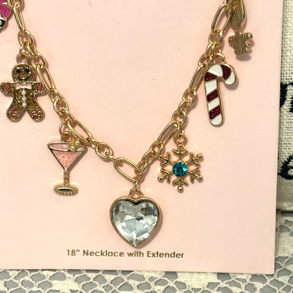 🆕 Packed Party Holiday Treats Charm Necklace - Picture 1 of 4